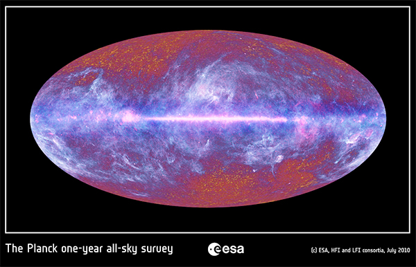 Via Láctea no infravermelho.