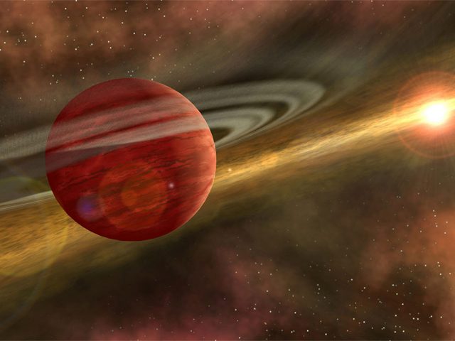 Descoberto planeta massivo recém-nascido a apenas 330 anos-luz Descoberto planeta massivo recém-nascido a apenas 330 anos-luz