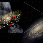 Uma estrela bebé envolta num casulo cósmico Destaques