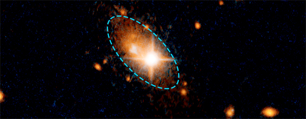 A galáxia 3C 186.