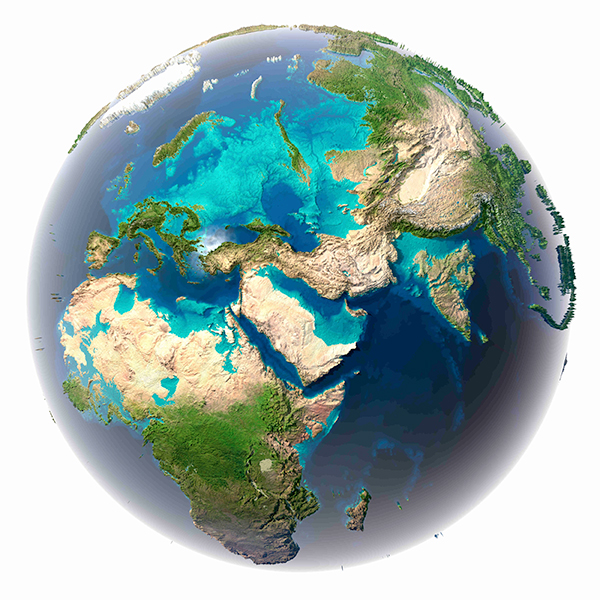 Terra com cobertura oceânica de 80%.