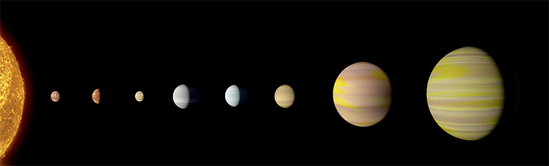 O sistema Kepler-90.