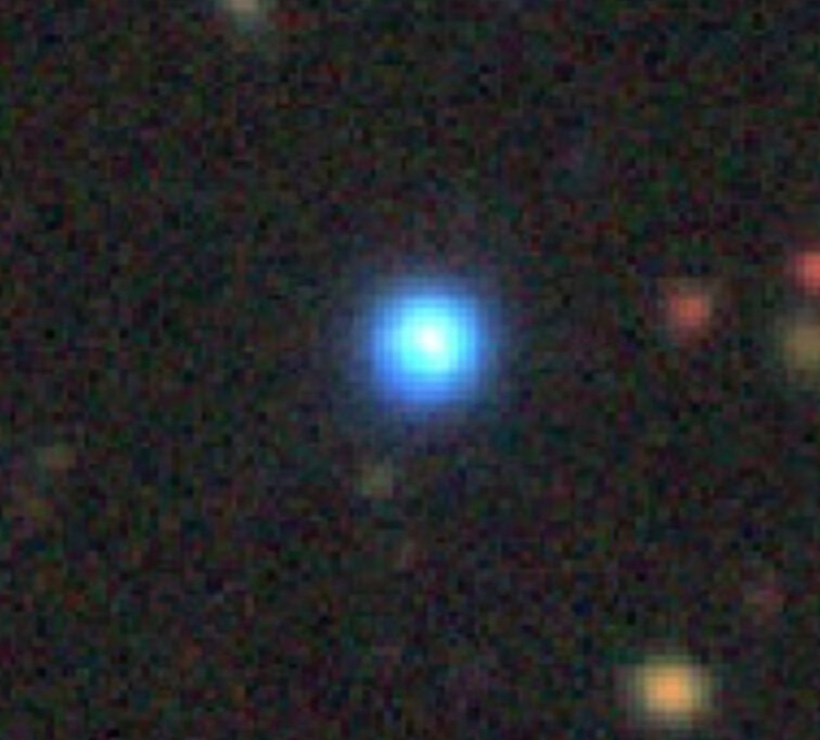 Quasar frio - azul - óptico.