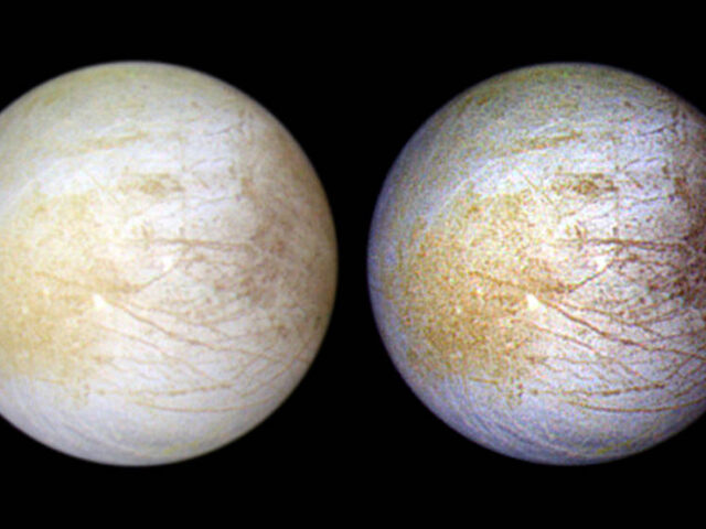 Hubble descobre sinais de vapor de água persistente num hemisfério de Europa Hubble descobre sinais de vapor de água persistente num hemisfério de Europa