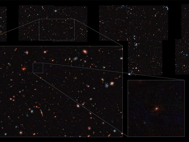 Duas novas imagens do James Webb revelam indícios da mais antiga galáxia até hoje observada