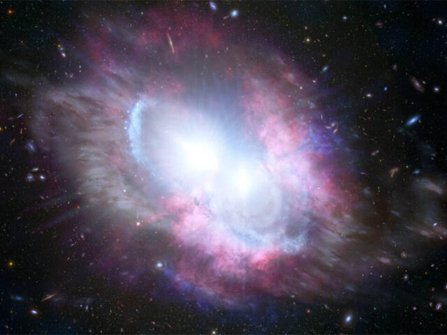 “Velocidade Furiosa” protagonizada por quasar duplo