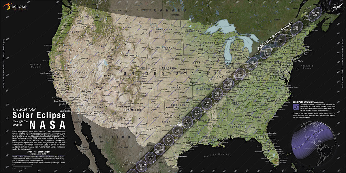 2024 Total Solar Eclipse Through the Eyes of NASA Portal do